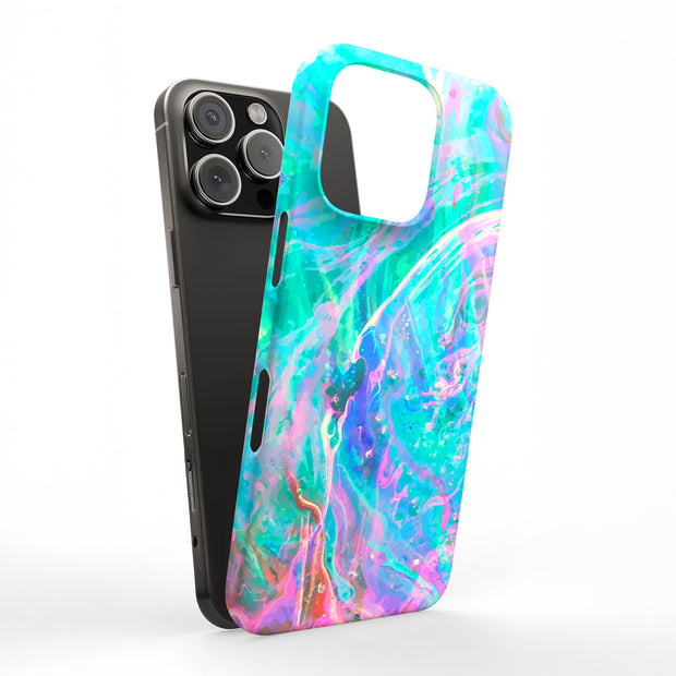 Opal Marble 6 Tough Cases For Apple iPhone (17, 16, 15, 14, 13, 12, 11, X, SE, 8, 7/ Air, Plus, Pro, Max, Mini, XR, XS), Print in USA
