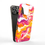 Opal Marble 16 Tough Cases For Apple iPhone (17, 16, 15, 14, 13, 12, 11, X, SE, 8, 7/ Air, Plus, Pro, Max, Mini, XR, XS), Print in USA