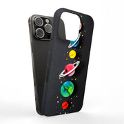 Stars Planet 13 Tough Cases For Apple iPhone (17, 16, 15, 14, 13, 12, 11, X, SE, 8, 7/ Air, Plus, Pro, Max, Mini, XR, XS), Print in USA