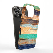 Wood 5 Tough Cases For Apple iPhone (17, 16, 15, 14, 13, 12, 11, X, SE, 8, 7/ Air, Plus, Pro, Max, Mini, XR, XS), Print in USA