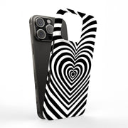 Hearts Hearts Tough Cases For Apple iPhone (17, 16, 15, 14, 13, 12, 11, X, SE, 8, 7/ Air, Plus, Pro, Max, Mini, XR, XS), Print in USA