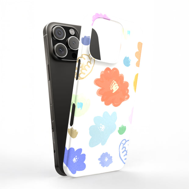 Flower Design 1 Tough Cases For Apple iPhone (17, 16, 15, 14, 13, 12, 11, X, SE, 8, 7/ Air, Plus, Pro, Max, Mini, XR, XS), Print in USA