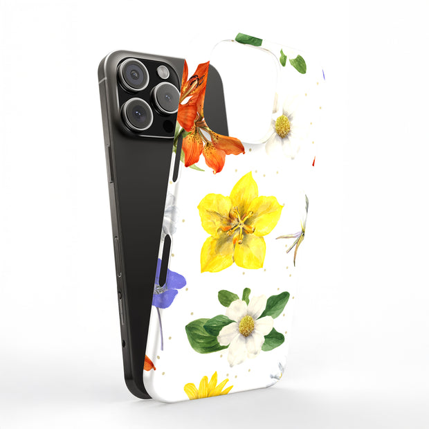 Flower Design 2 Tough Cases For Apple iPhone (17, 16, 15, 14, 13, 12, 11, X, SE, 8, 7/ Air, Plus, Pro, Max, Mini, XR, XS), Print in USA