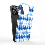 Blue Watercolor Tough Cases For Apple iPhone (17, 16, 15, 14, 13, 12, 11, X, SE, 8, 7/ Air, Plus, Pro, Max, Mini, XR, XS), Print in USA
