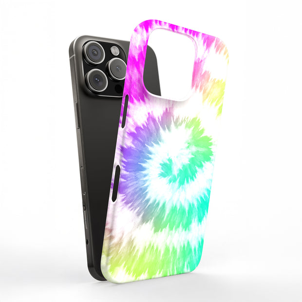 Tie Dye Art 1 Tough Cases For Apple iPhone (17, 16, 15, 14, 13, 12, 11, X, SE, 8, 7/ Air, Plus, Pro, Max, Mini, XR, XS), Print in USA