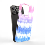 Tie Dye Art Tough Cases For Apple iPhone (17, 16, 15, 14, 13, 12, 11, X, SE, 8, 7/ Air, Plus, Pro, Max, Mini, XR, XS), Print in USA