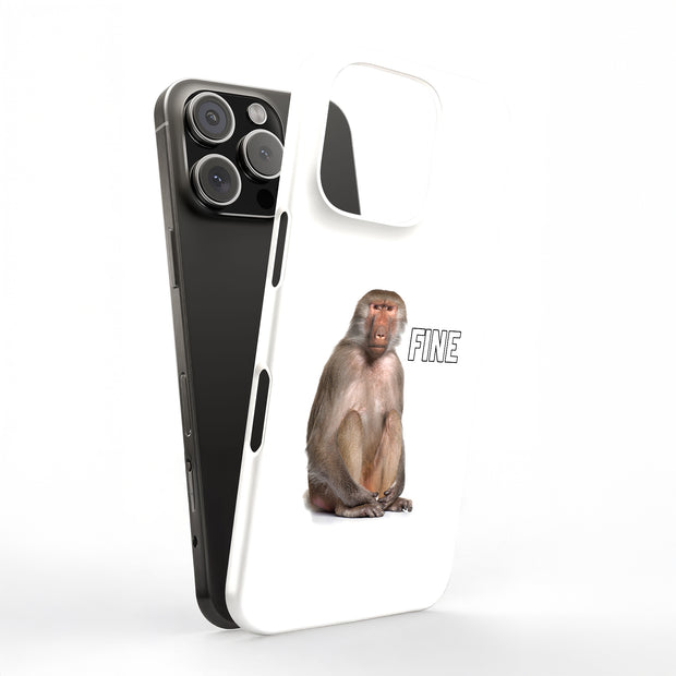 Meme Monkey 3 Tough Cases For Apple iPhone (17, 16, 15, 14, 13, 12, 11, X, SE, 8, 7/ Air, Plus, Pro, Max, Mini, XR, XS), Print in USA