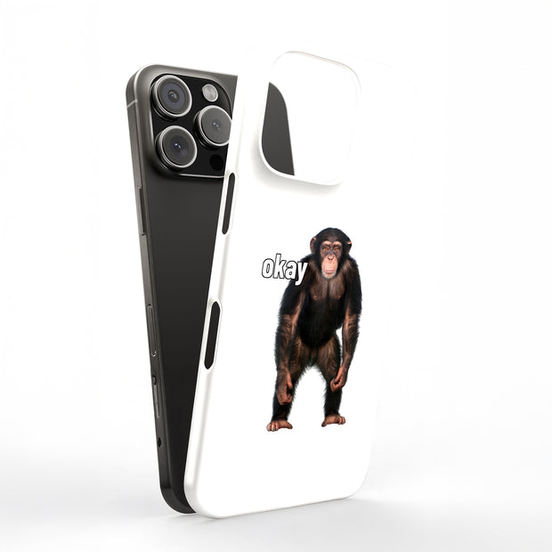 Funny Meme Okay Tough Cases For Apple iPhone (17, 16, 15, 14, 13, 12, 11, X, SE, 8, 7/ Air, Plus, Pro, Max, Mini, XR, XS), Print in USA
