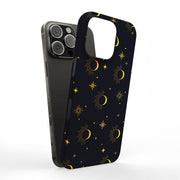 Moon Sun Stars Tough Cases For Apple iPhone (17, 16, 15, 14, 13, 12, 11, X, SE, 8, 7/ Air, Plus, Pro, Max, Mini, XR, XS), Print in USA