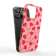 Lollypop Hearts Tough Cases For Apple iPhone (17, 16, 15, 14, 13, 12, 11, X, SE, 8, 7/ Air, Plus, Pro, Max, Mini, XR, XS), Print in USA