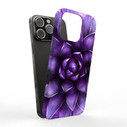 Purple Lotus Tough Cases For Apple iPhone (17, 16, 15, 14, 13, 12, 11, X, SE, 8, 7/ Air, Plus, Pro, Max, Mini, XR, XS), Print in USA