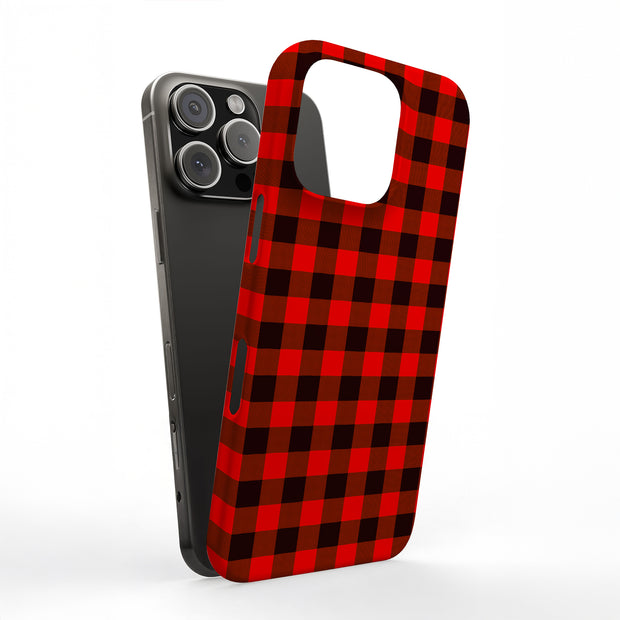 Classic Plaid Tough Cases For Apple iPhone (17, 16, 15, 14, 13, 12, 11, X, SE, 8, 7/ Air, Plus, Pro, Max, Mini, XR, XS), Print in USA