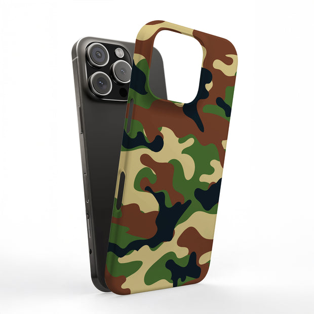 Camouflage 2 Tough Cases For Apple iPhone (17, 16, 15, 14, 13, 12, 11, X, SE, 8, 7/ Air, Plus, Pro, Max, Mini, XR, XS), Print in USA