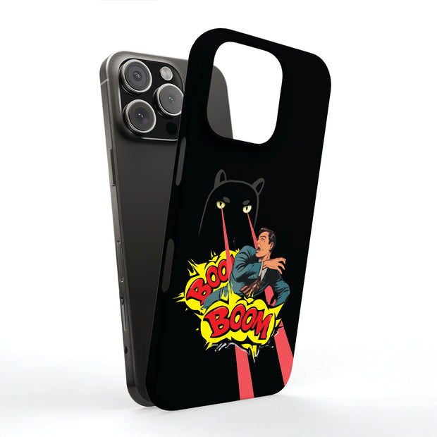 Cat Boom Tough Cases For Apple iPhone (17, 16, 15, 14, 13, 12, 11, X, SE, 8, 7/ Air, Plus, Pro, Max, Mini, XR, XS), Print in USA