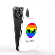 Rainbow Gaylien Tough Cases For Apple iPhone (17, 16, 15, 14, 13, 12, 11, X, SE, 8, 7/ Air, Plus, Pro, Max, Mini, XR, XS), Print in USA