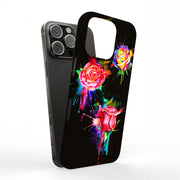 Watercolor Rose Tough Cases For Apple iPhone (17, 16, 15, 14, 13, 12, 11, X, SE, 8, 7/ Air, Plus, Pro, Max, Mini, XR, XS), Print in USA