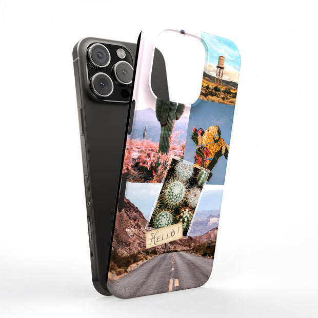 Desert Cactus Tough Cases For Apple iPhone (17, 16, 15, 14, 13, 12, 11, X, SE, 8, 7/ Air, Plus, Pro, Max, Mini, XR, XS), Print in USA