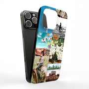 Go West Collage Tough Cases For Apple iPhone (17, 16, 15, 14, 13, 12, 11, X, SE, 8, 7/ Air, Plus, Pro, Max, Mini, XR, XS), Print in USA