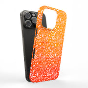 Orange Bandana Tough Cases For Apple iPhone (17, 16, 15, 14, 13, 12, 11, X, SE, 8, 7/ Air, Plus, Pro, Max, Mini, XR, XS), Print in USA