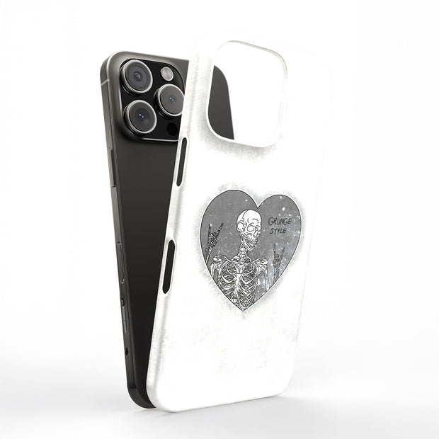 Skeleton Love Tough Cases For Apple iPhone (17, 16, 15, 14, 13, 12, 11, X, SE, 8, 7/ Air, Plus, Pro, Max, Mini, XR, XS), Print in USA