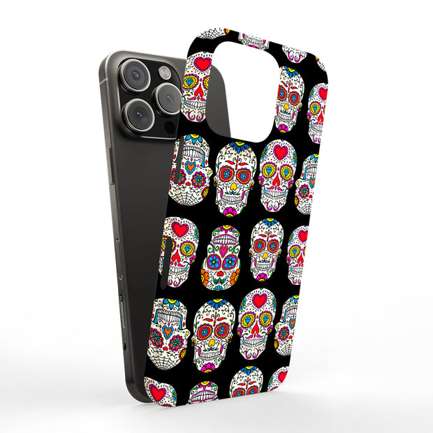 Cute Skull Head Tough Cases For Apple iPhone (17, 16, 15, 14, 13, 12, 11, X, SE, 8, 7/ Air, Plus, Pro, Max, Mini, XR, XS), Print in USA