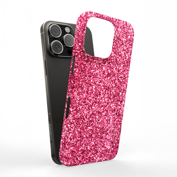 Pink Sparklings Tough Cases For Apple iPhone (17, 16, 15, 14, 13, 12, 11, X, SE, 8, 7/ Air, Plus, Pro, Max, Mini, XR, XS), Print in USA