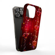 Shinny Hearts Tough Cases For Apple iPhone (17, 16, 15, 14, 13, 12, 11, X, SE, 8, 7/ Air, Plus, Pro, Max, Mini, XR, XS), Print in USA