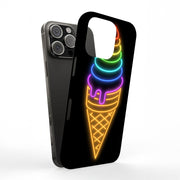 Ice Cream Sign Tough Cases For Apple iPhone (17, 16, 15, 14, 13, 12, 11, X, SE, 8, 7/ Air, Plus, Pro, Max, Mini, XR, XS), Print in USA
