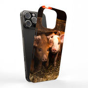 Shy Pig Tough Cases For Apple iPhone (17, 16, 15, 14, 13, 12, 11, X, SE, 8, 7/ Air, Plus, Pro, Max, Mini, XR, XS), Print in USA
