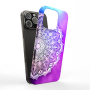Purple Mandala Tough Cases For Apple iPhone (17, 16, 15, 14, 13, 12, 11, X, SE, 8, 7/ Air, Plus, Pro, Max, Mini, XR, XS), Print in USA