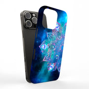 Nebula Mandala Tough Cases For Apple iPhone (17, 16, 15, 14, 13, 12, 11, X, SE, 8, 7/ Air, Plus, Pro, Max, Mini, XR, XS), Print in USA