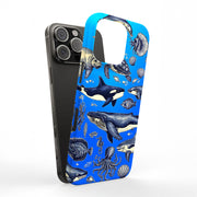 Sea Animals Tough Cases For Apple iPhone (17, 16, 15, 14, 13, 12, 11, X, SE, 8, 7/ Air, Plus, Pro, Max, Mini, XR, XS), Print in USA