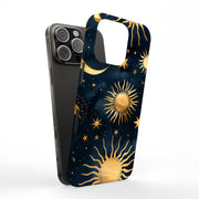 Star Dark Blue Tough Cases For Apple iPhone (17, 16, 15, 14, 13, 12, 11, X, SE, 8, 7/ Air, Plus, Pro, Max, Mini, XR, XS), Print in USA