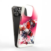 Hockey Painting Tough Cases For Apple iPhone (17, 16, 15, 14, 13, 12, 11, X, SE, 8, 7/ Air, Plus, Pro, Max, Mini, XR, XS), Print in USA