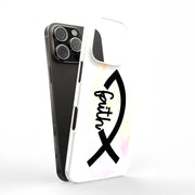 Faith Fish Tough Cases For Apple iPhone (17, 16, 15, 14, 13, 12, 11, X, SE, 8, 7/ Air, Plus, Pro, Max, Mini, XR, XS), Print in USA