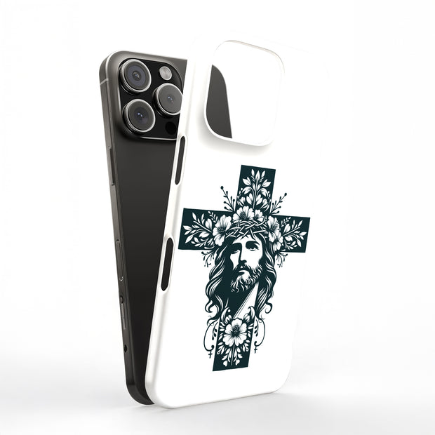 Christ Cross Tough Cases For Apple iPhone (17, 16, 15, 14, 13, 12, 11, X, SE, 8, 7/ Air, Plus, Pro, Max, Mini, XR, XS), Print in USA