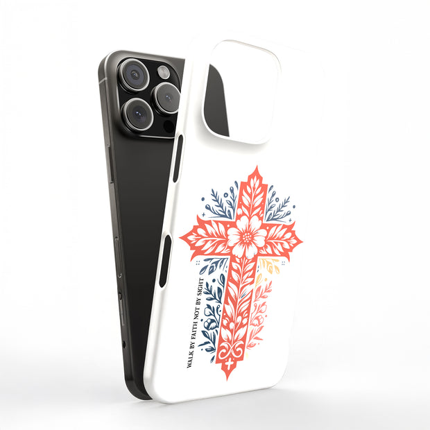 Jesus by Faith Tough Cases For Apple iPhone (17, 16, 15, 14, 13, 12, 11, X, SE, 8, 7/ Air, Plus, Pro, Max, Mini, XR, XS), Print in USA