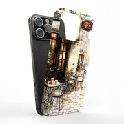 Parisian Café 1 Tough Cases For Apple iPhone (17, 16, 15, 14, 13, 12, 11, X, SE, 8, 7/ Air, Plus, Pro, Max, Mini, XR, XS), Print in USA