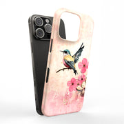 Bird Floral Tough Cases For Apple iPhone (17, 16, 15, 14, 13, 12, 11, X, SE, 8, 7/ Air, Plus, Pro, Max, Mini, XR, XS), Print in USA