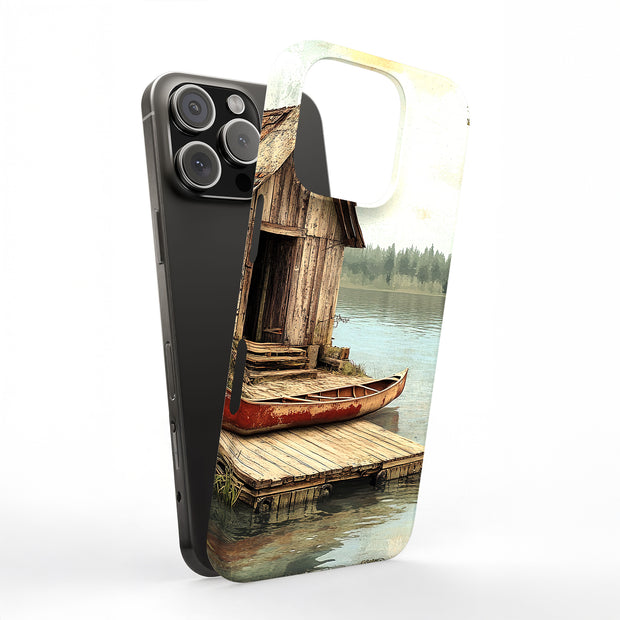Old Boathouse 2 Tough Cases For Apple iPhone (17, 16, 15, 14, 13, 12, 11, X, SE, 8, 7/ Air, Plus, Pro, Max, Mini, XR, XS), Print in USA