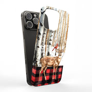 Winter Snow Deer 1 Tough Cases For Apple iPhone (17, 16, 15, 14, 13, 12, 11, X, SE, 8, 7/ Air, Plus, Pro, Max, Mini, XR, XS), Print in USA