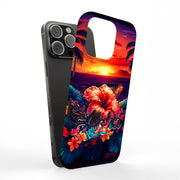 Aloha Sunset Tough Cases For Apple iPhone (17, 16, 15, 14, 13, 12, 11, X, SE, 8, 7/ Air, Plus, Pro, Max, Mini, XR, XS), Print in USA