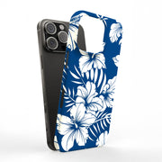 Floral Hawaii 1 Tough Cases For Apple iPhone (17, 16, 15, 14, 13, 12, 11, X, SE, 8, 7/ Air, Plus, Pro, Max, Mini, XR, XS), Print in USA