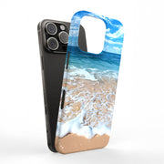 Beach Wave 1 Tough Cases For Apple iPhone (17, 16, 15, 14, 13, 12, 11, X, SE, 8, 7/ Air, Plus, Pro, Max, Mini, XR, XS), Print in USA