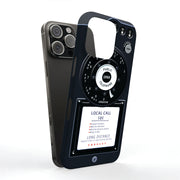 Vintage Phone Tough Cases For Apple iPhone (17, 16, 15, 14, 13, 12, 11, X, SE, 8, 7/ Air, Plus, Pro, Max, Mini, XR, XS), Print in USA