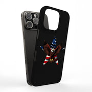 Patriotic Eagle Tough Cases For Apple iPhone (17, 16, 15, 14, 13, 12, 11, X, SE, 8, 7/ Air, Plus, Pro, Max, Mini, XR, XS), Print in USA