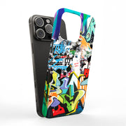 Street Graffiti Tough Cases For Apple iPhone (17, 16, 15, 14, 13, 12, 11, X, SE, 8, 7/ Air, Plus, Pro, Max, Mini, XR, XS), Print in USA