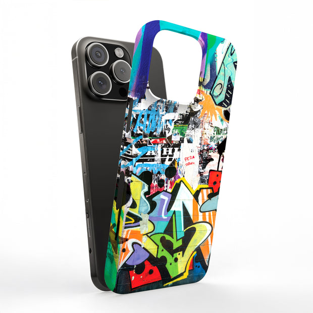 Street Graffiti Tough Cases For Apple iPhone (17, 16, 15, 14, 13, 12, 11, X, SE, 8, 7/ Air, Plus, Pro, Max, Mini, XR, XS), Print in USA