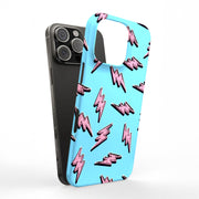 Lightning Shape Tough Cases For Apple iPhone (17, 16, 15, 14, 13, 12, 11, X, SE, 8, 7/ Air, Plus, Pro, Max, Mini, XR, XS), Print in USA