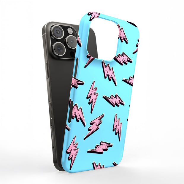 Lightning Shape Tough Cases For Apple iPhone (17, 16, 15, 14, 13, 12, 11, X, SE, 8, 7/ Air, Plus, Pro, Max, Mini, XR, XS), Print in USA
